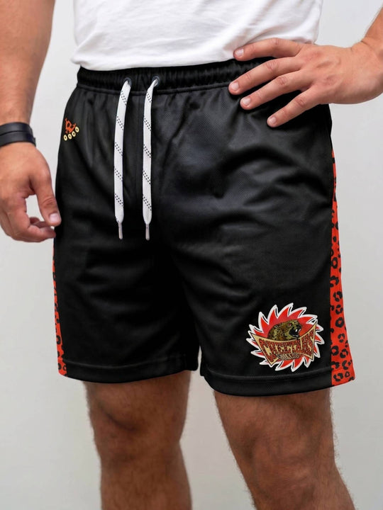 Bench Clearers Chicago Cheetahs Hockey Shorts - MODEL FRONT