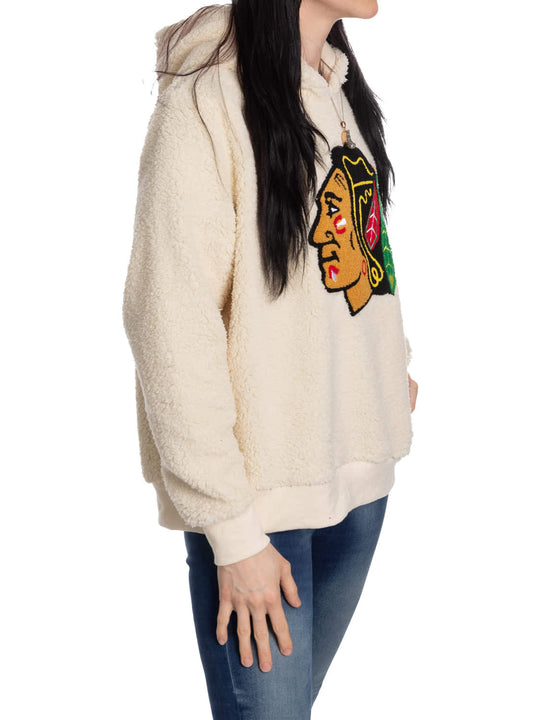 Chicago Blackhawks Women's Sherpa Hoodie