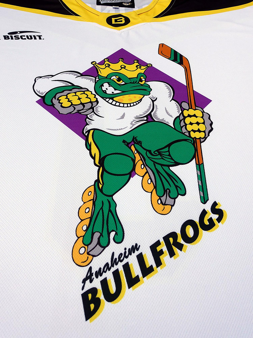 Anaheim Bullfrogs Away Flyweight Premier Hockey Jersey *PREORDERS OPEN: 7/24-8/2*