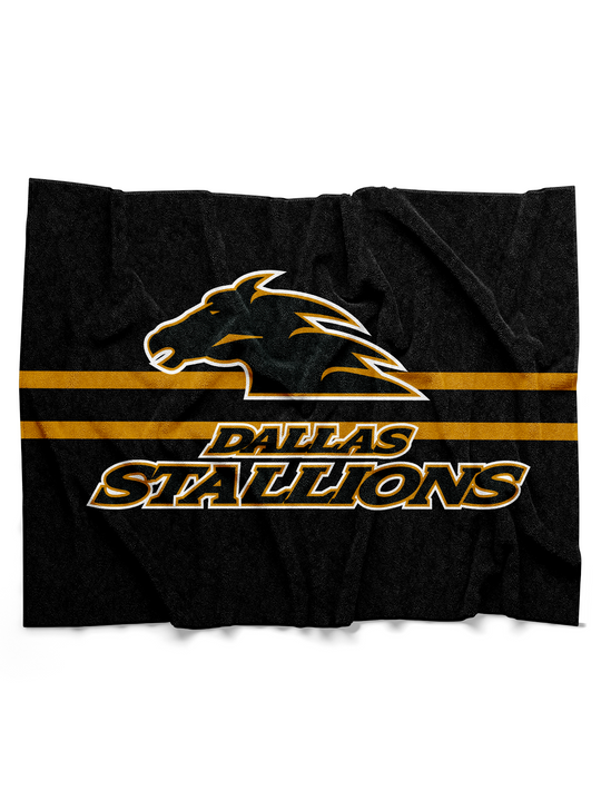 Dallas Stallions Sherpa Blanket