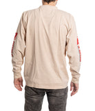 New Jersey Devils Oatmeal Acid Washed Long Sleeve Shirt