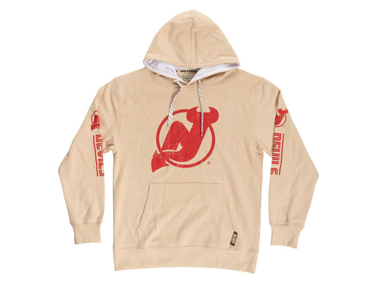 New Jersey Devils Oatmeal Hockey Hoodie