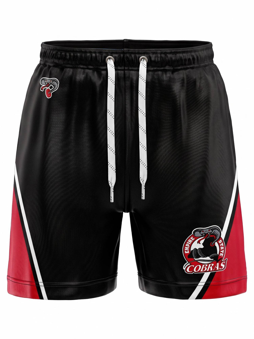 Bench Clearers Empire State Cobras Hockey Shorts - 3D FRONT