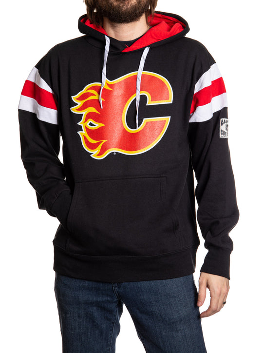 Calgary Flames Varsity Hockey Hoodie