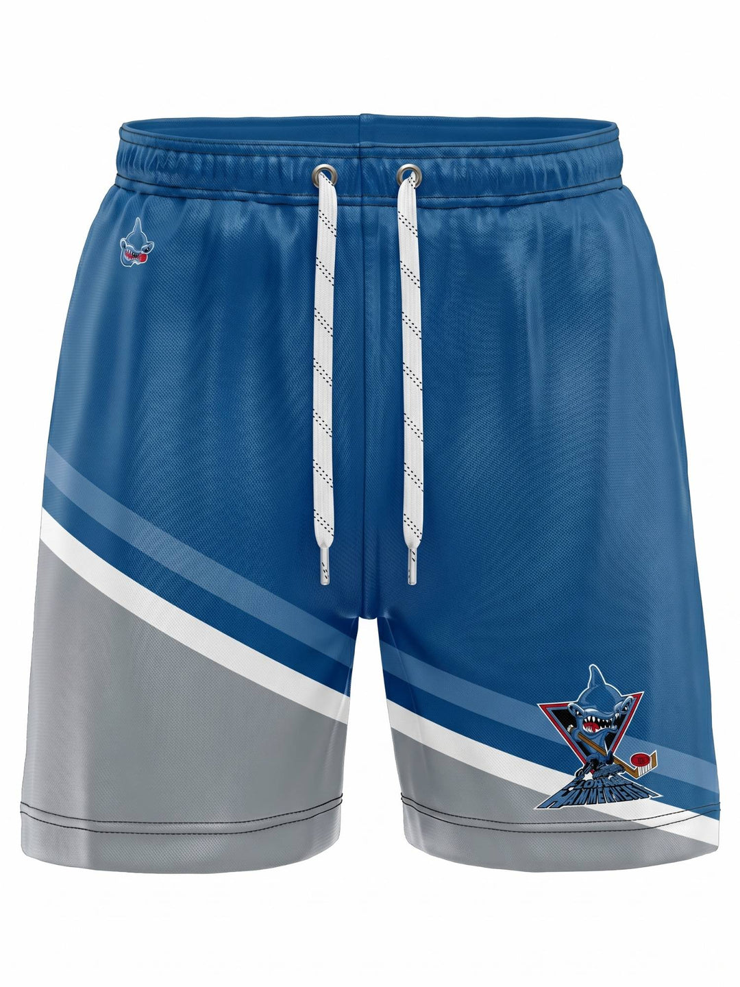 Bench Clearers Florida Hammerheads Hockey Shorts - 3D FRONT

