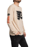 Philadelphia Flyers Oatmeal Acid Washed Long Sleeve Shirt