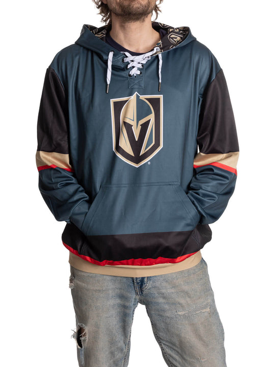 Vegas Golden Knights "Hockey Lace" Hockey Hoodie