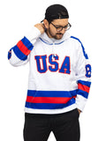 USA Miracle on Ice 1980 Away Hockey Hoodie - FRONT 2