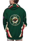 Iowa Wild Hockey Windbreaker - BACK