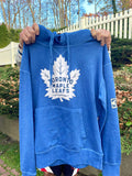 Toronto Maple Leafs Felt Patch Acid Washed Hoodie