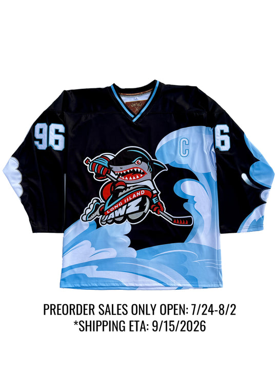 Long Island Jawz Elite Pro Embroidered Hockey Jersey *PREORDERS OPEN: 7/24-8/2*