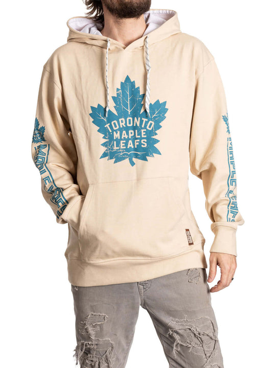Toronto Maple Leafs Oatmeal Hockey Hoodie