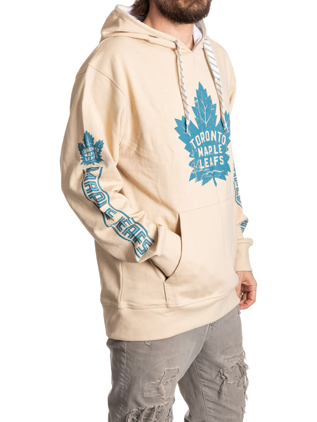 Toronto Maple Leafs Oatmeal Hockey Hoodie