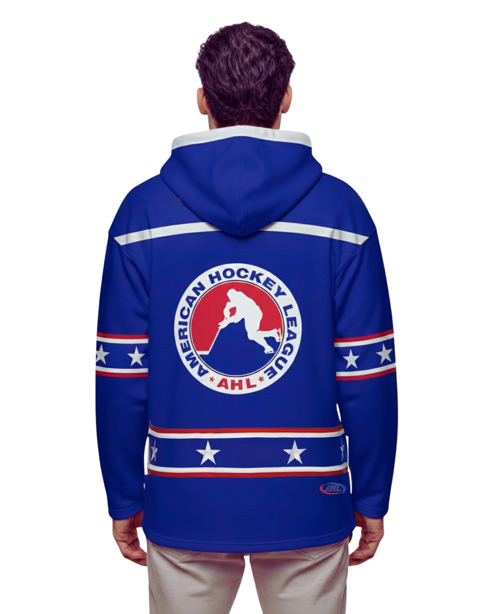 Rochester Americans AHL Hockey Embroidered Lace Hoodie - ship by 12/17