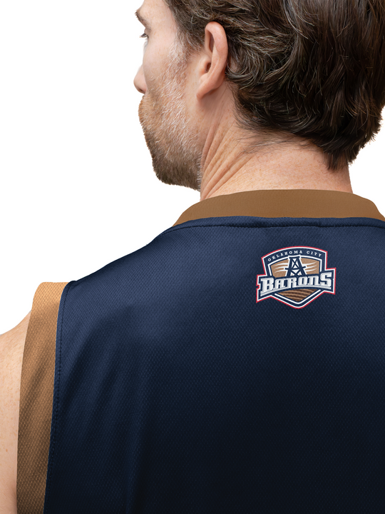 Oklahoma City Barons Hockey Tank - BACK LOGO
