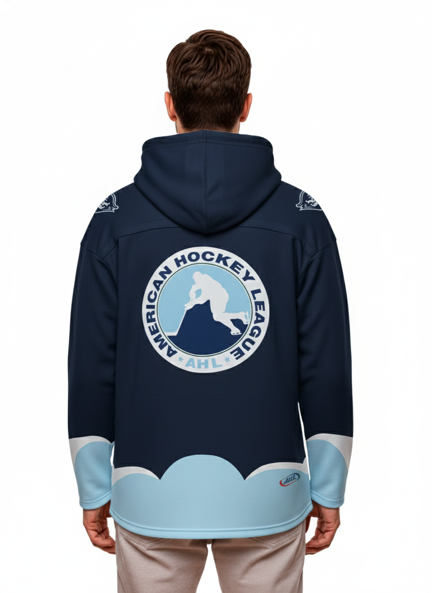 Milwaukee Admirals AHL Hockey Embroidered Lace Hoodie