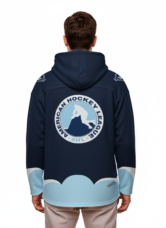 Milwaukee Admirals AHL Hockey Embroidered Lace Hoodie