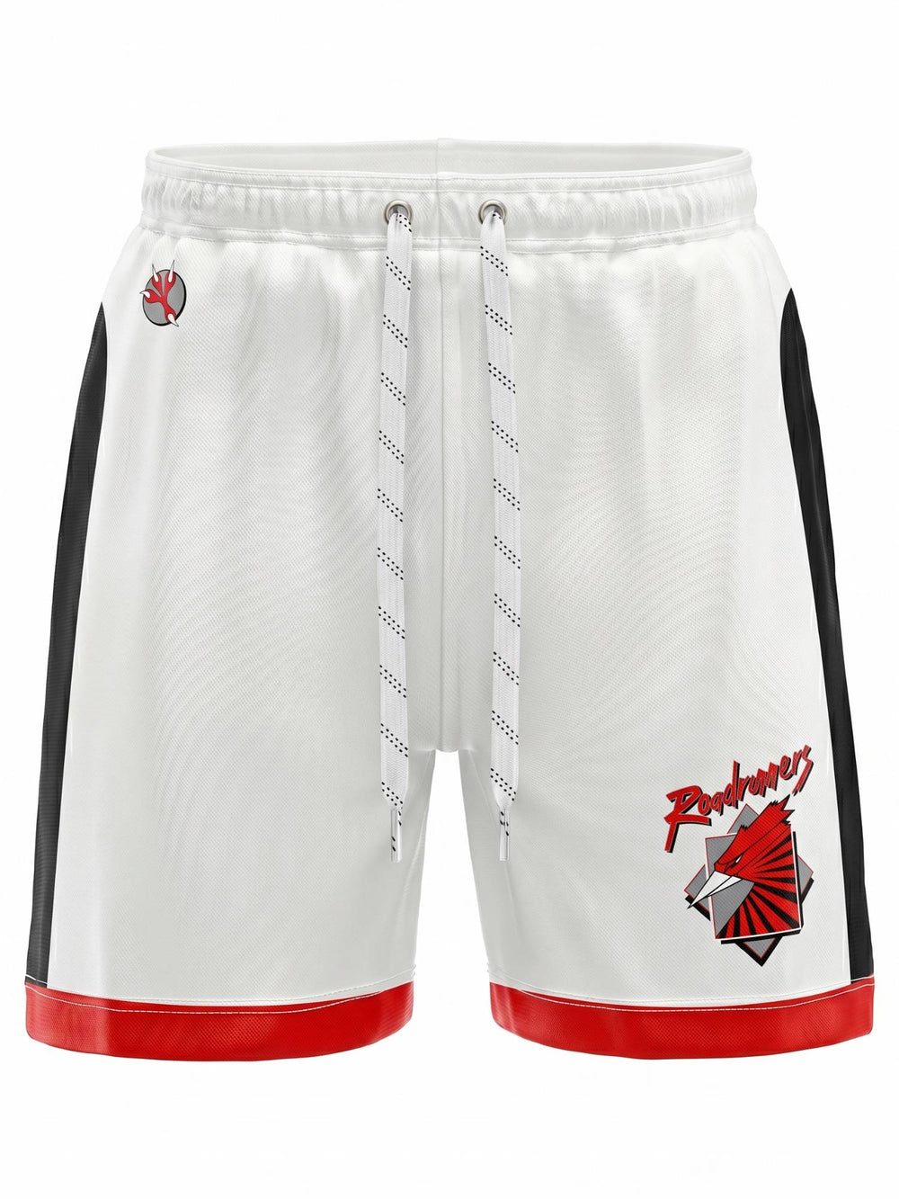  Bench Clearers Montreal Roadrunners Away Hockey Shorts - 3D FRONT