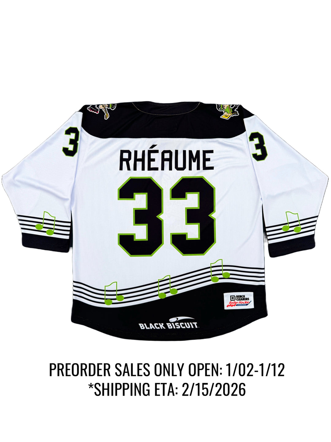 New Jersey Rockin' Rollers Away Flyweight Premier Hockey Jersey*PREORDER OPEN 1/2-1/12*
