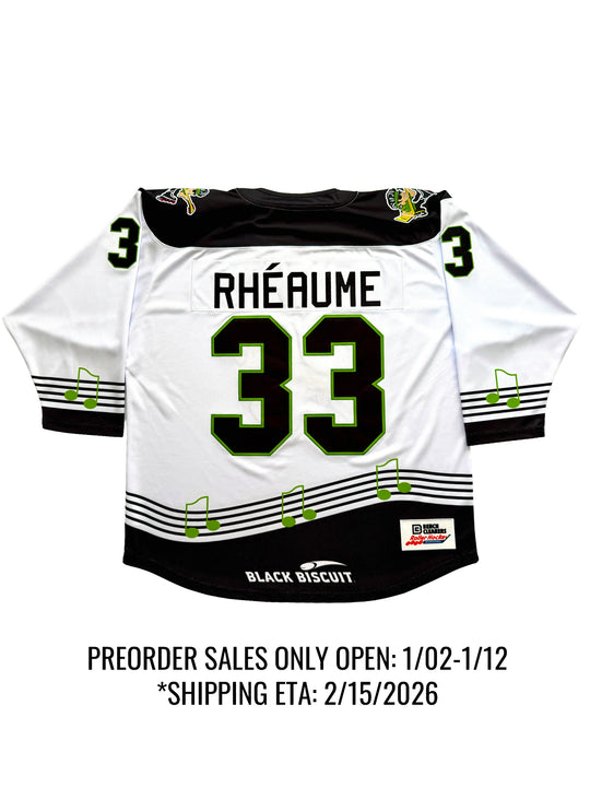 New Jersey Rockin' Rollers Away Elite Pro Embroidered Hockey Jersey*PREORDER OPEN 1/2-1/12*