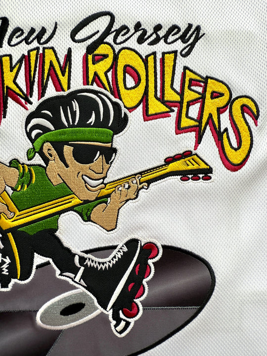 New Jersey Rockin' Rollers Away Elite Pro Embroidered Hockey Jersey*PREORDER OPEN 1/2-1/12*