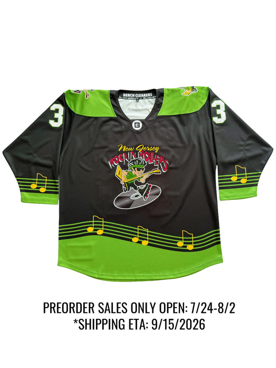New Jersey Rockin' Rollers Elite Pro Embroidered Hockey Jersey *PREORDERS OPEN: 7/24-8/2*