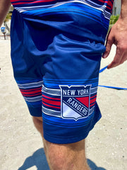 New York Rangers 2024 Alternate Mesh Hockey Shorts - PRODUCT VIDEO