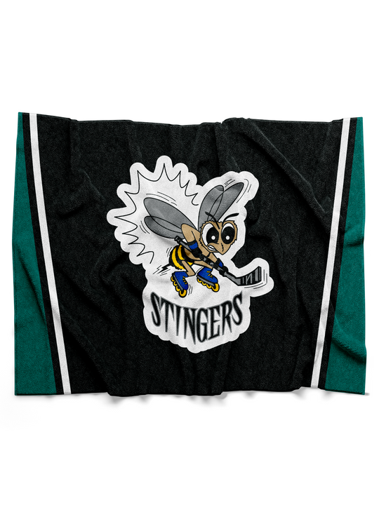 New England Stingers Sherpa Blanket