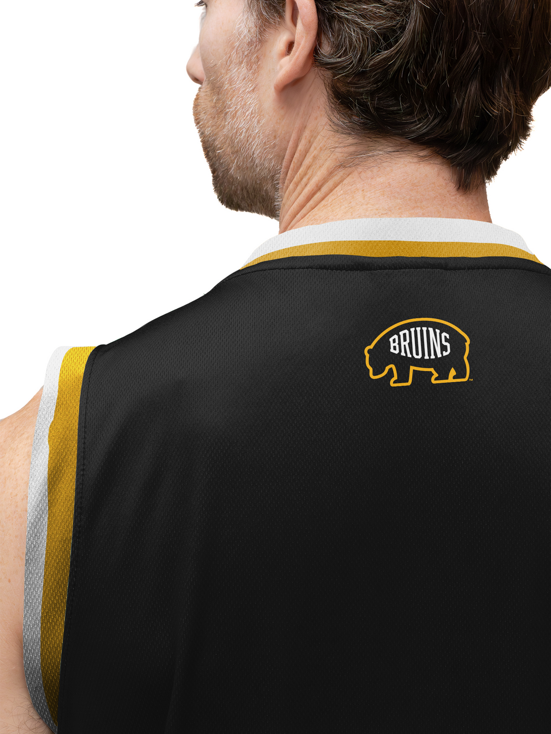 Boston Bruins 2025 Hockey Tank - ON MODEL BACK LOGO