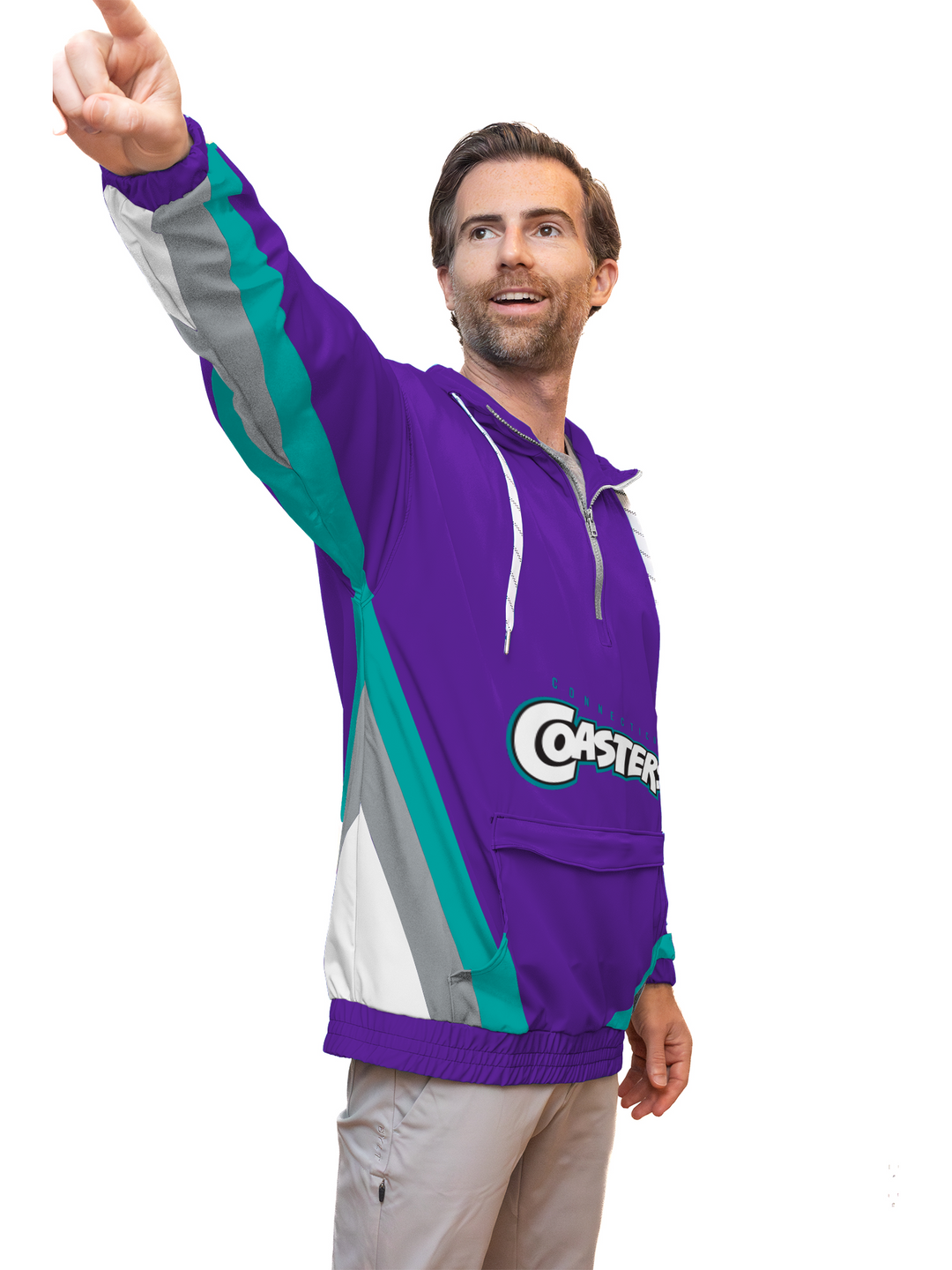 Connecticut Coasters Hockey Windbreaker