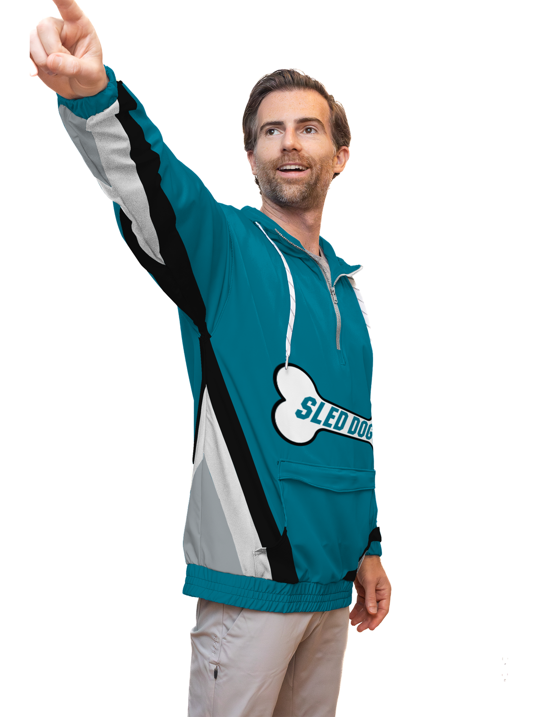 Edmonton Sled Dogs Hockey Windbreaker