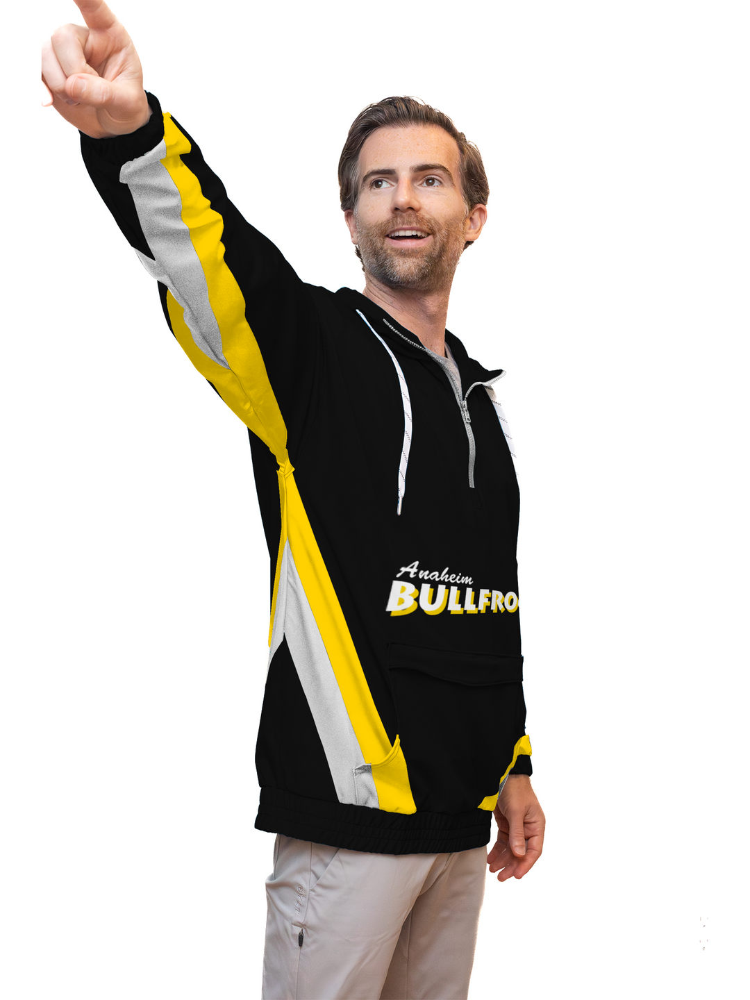 Anaheim Bullfrogs Hockey Windbreaker