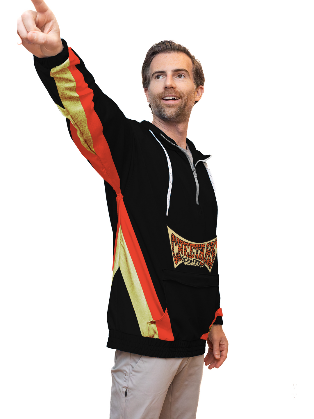 Chicago Cheetahs Hockey Windbreaker - SIDE