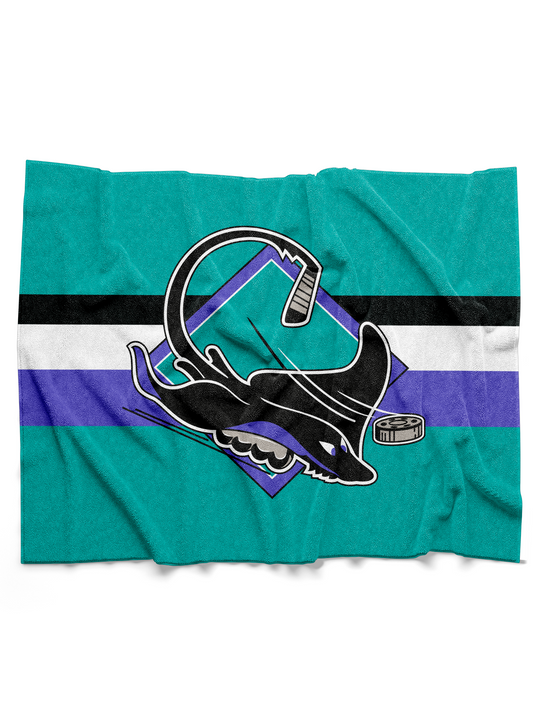 Oakland Skates Sherpa Blanket