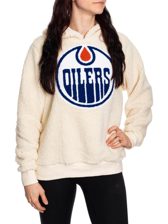 Edmonton Oilers Women's Sherpa Hoodie