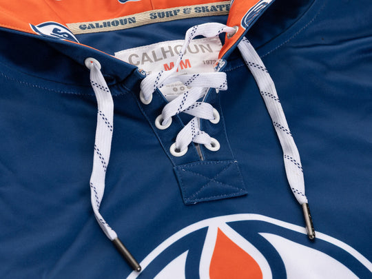 Edmonton Oilers "Hockey Lace" Hockey Hoodie
