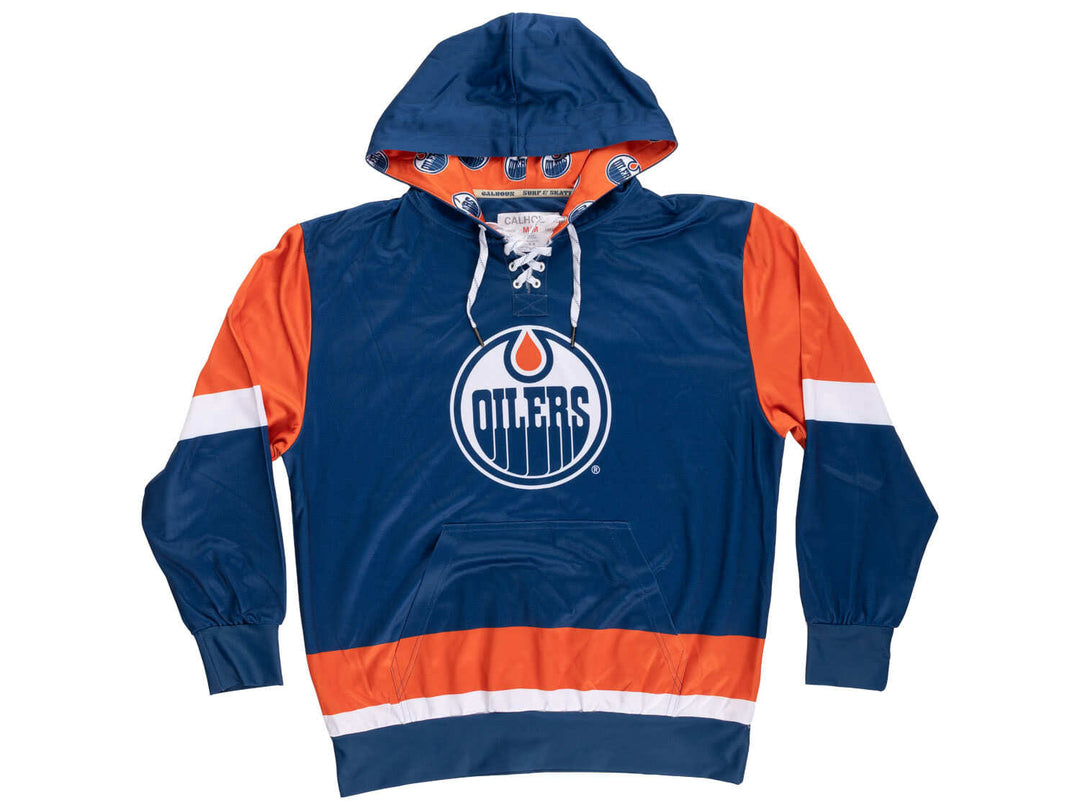 Edmonton Oilers "Hockey Lace" Hockey Hoodie