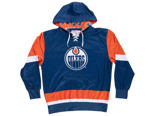Edmonton Oilers "Hockey Lace" Hockey Hoodie