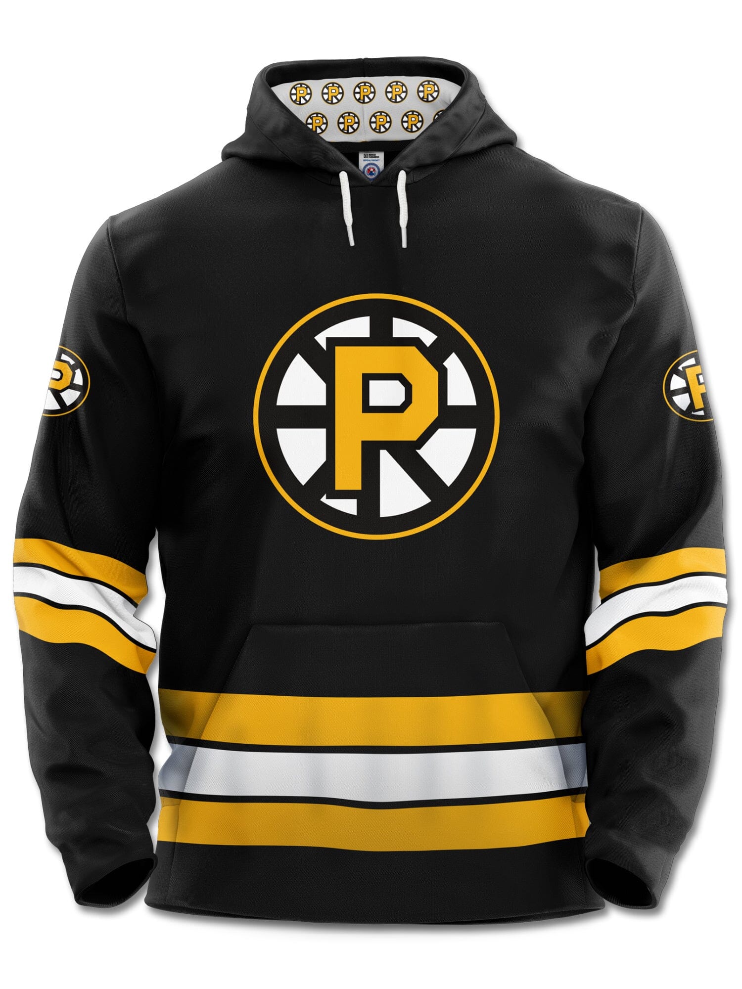 Providence Bruins Hockey Hoodie Hockey Hoodie BenchClearers XS Black Polyester