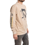 Pittsburgh Penguins Oatmeal Acid Washed Long Sleeve Shirt