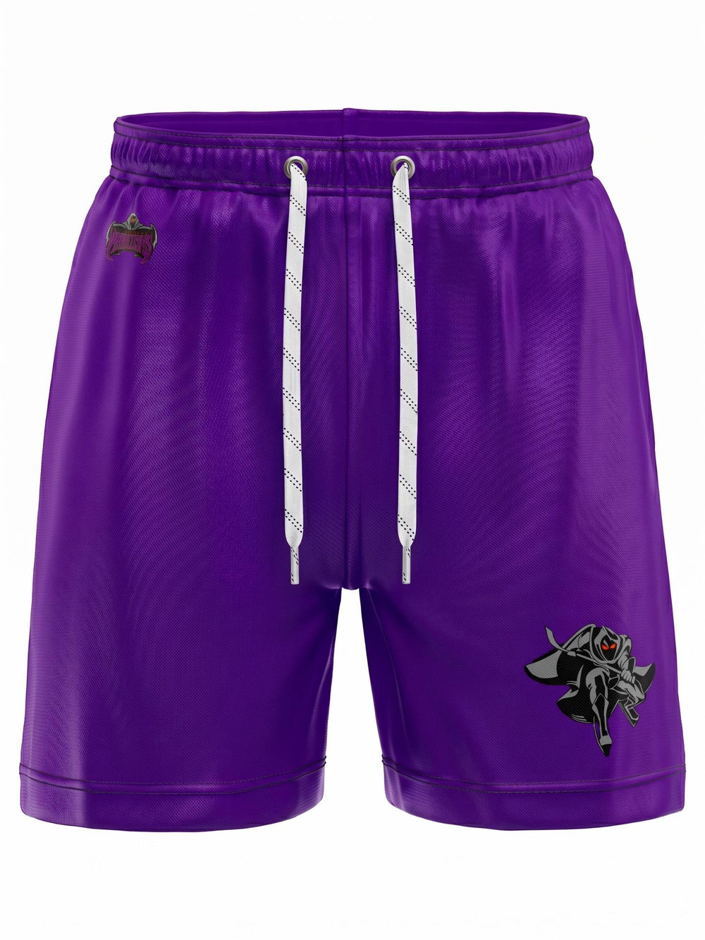  Bench Clearers Pittsburgh Phantoms Hockey Shorts - 3D FRONT