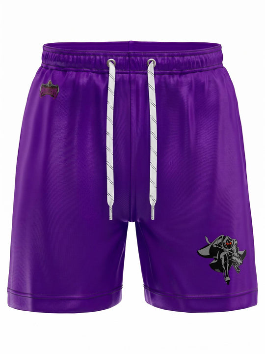  Bench Clearers Pittsburgh Phantoms Hockey Shorts - 3D FRONT
