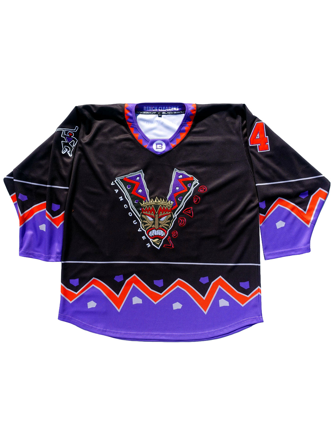 Vancouver Voodoo Elite Pro Embroidered Hockey JerseyJOIN WAITLIST* - View 9 | BenchClearers Hockey Apparel