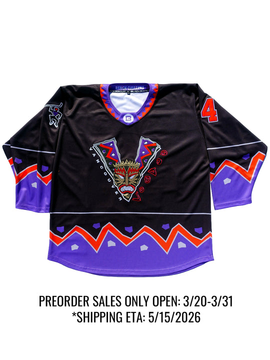 Vancouver Voodoo Elite Pro Embroidered Hockey JerseyJOIN WAITLIST* - Front | BenchClearers Hockey Apparel