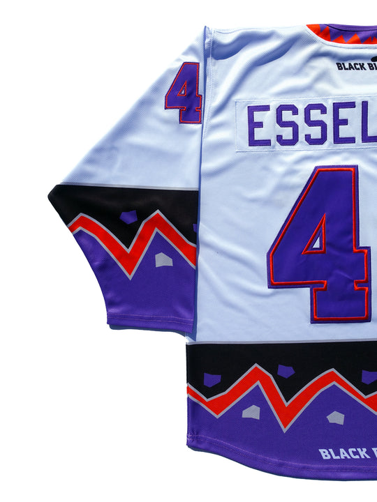 Vancouver Voodoo Away Elite Pro Embroidered Hockey JerseyJOIN WAITLIST* - Back | BenchClearers Hockey Apparel