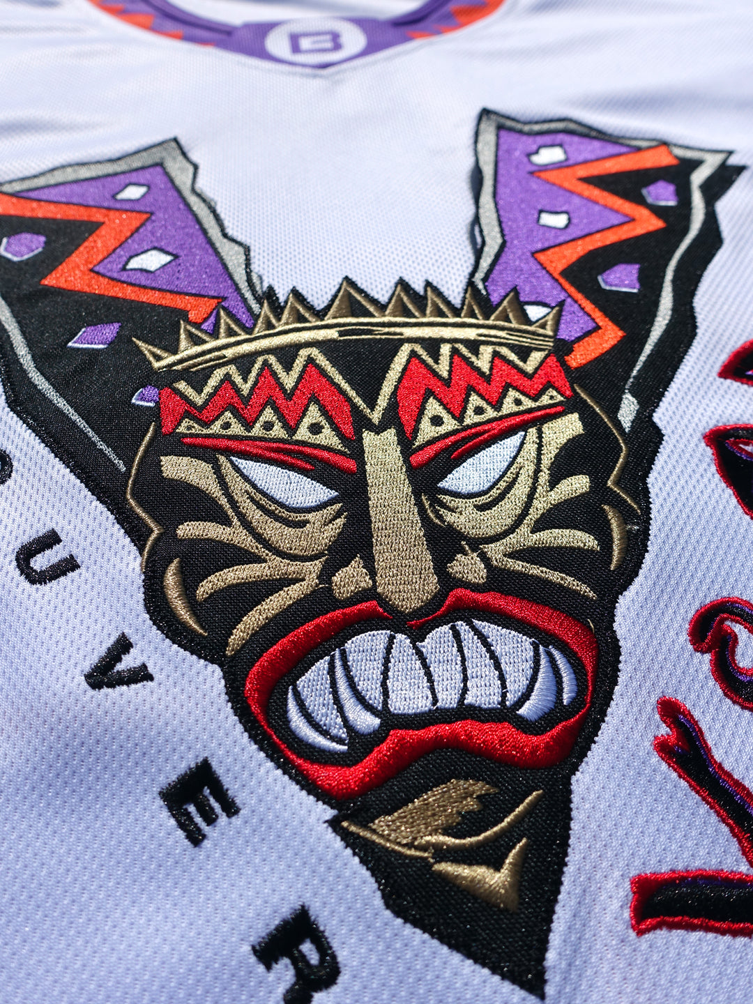 Vancouver Voodoo Away Elite Pro Embroidered Hockey JerseyJOIN WAITLIST* - View 4 | BenchClearers Hockey Apparel