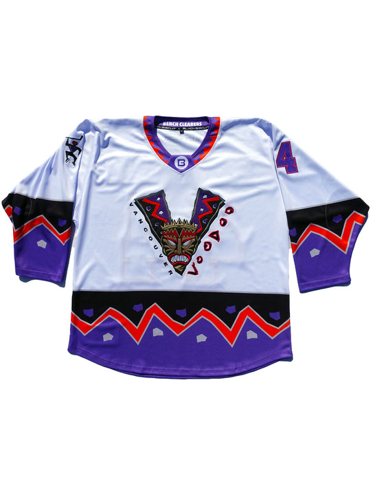 Vancouver Voodoo Away Elite Pro Embroidered Hockey JerseyJOIN WAITLIST* - View 13 | BenchClearers Hockey Apparel