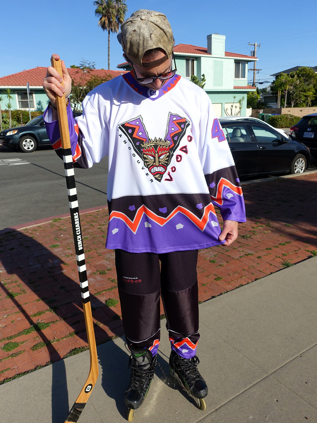 Vancouver Voodoo Away Elite Pro Embroidered Hockey JerseyJOIN WAITLIST* - View 6 | BenchClearers Hockey Apparel