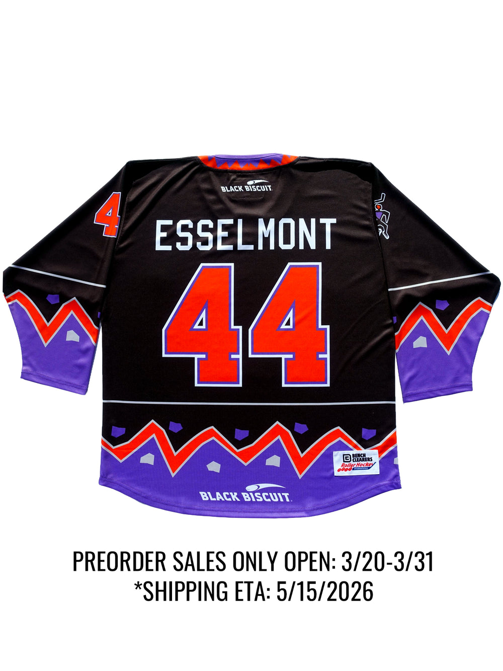 Vancouver Voodoo Flyweight Premier Hockey JerseyJOIN WAITLIST* - Back | BenchClearers Hockey Apparel