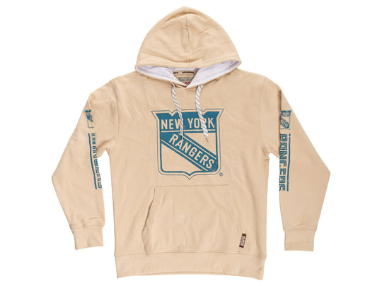 New York Rangers Oatmeal Hockey Hoodie